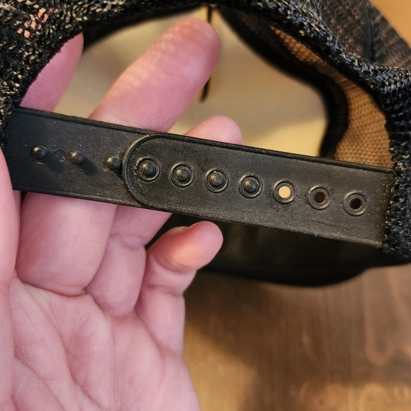 Vtg Snapback Trucker Hat With Mesh Back ICM Krebsoge Black Hat Speedway Cap OSFA - Picture 8 of 12